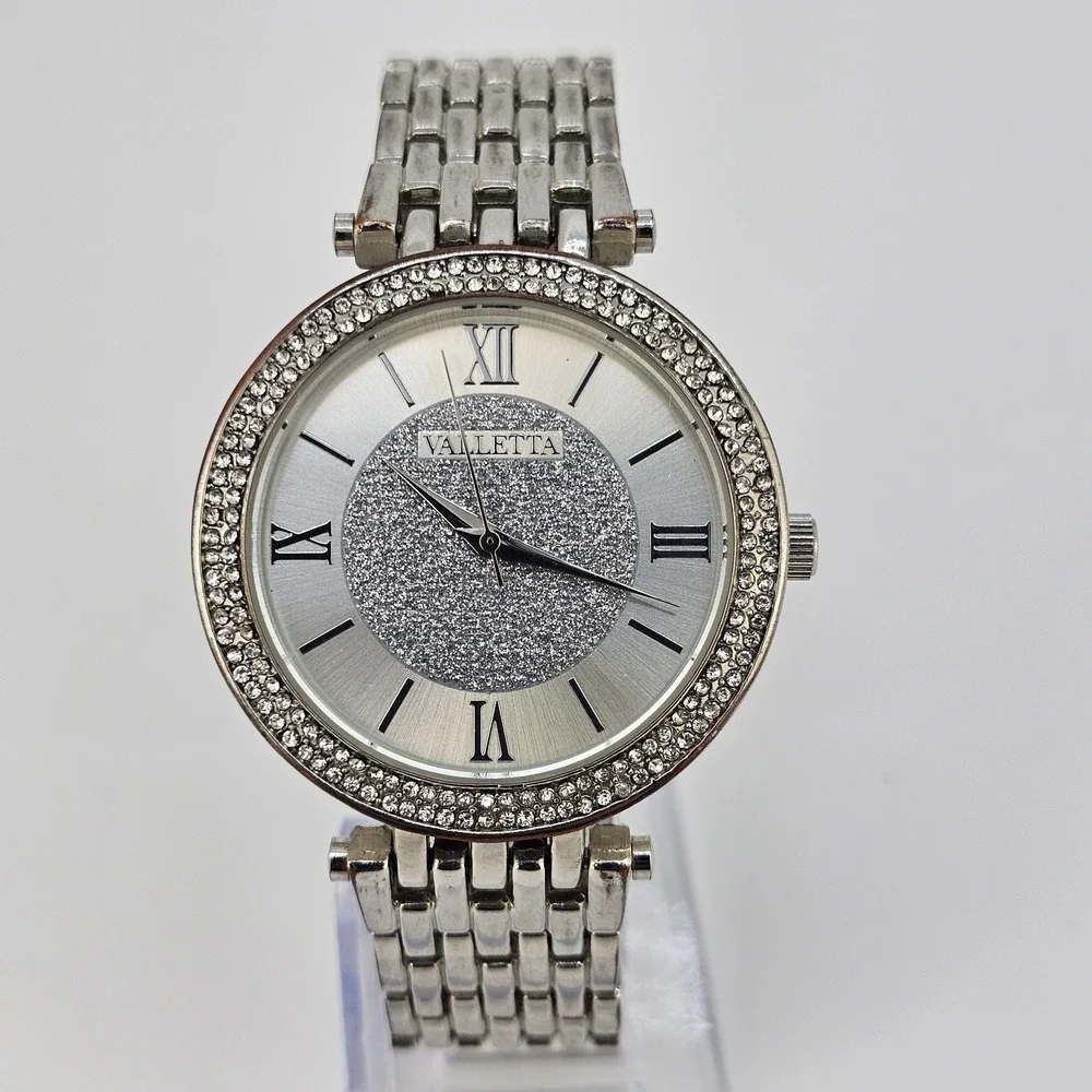 40MM Women's Analog Watch Gray‎ Dial Gray Bracelet Band 6.5